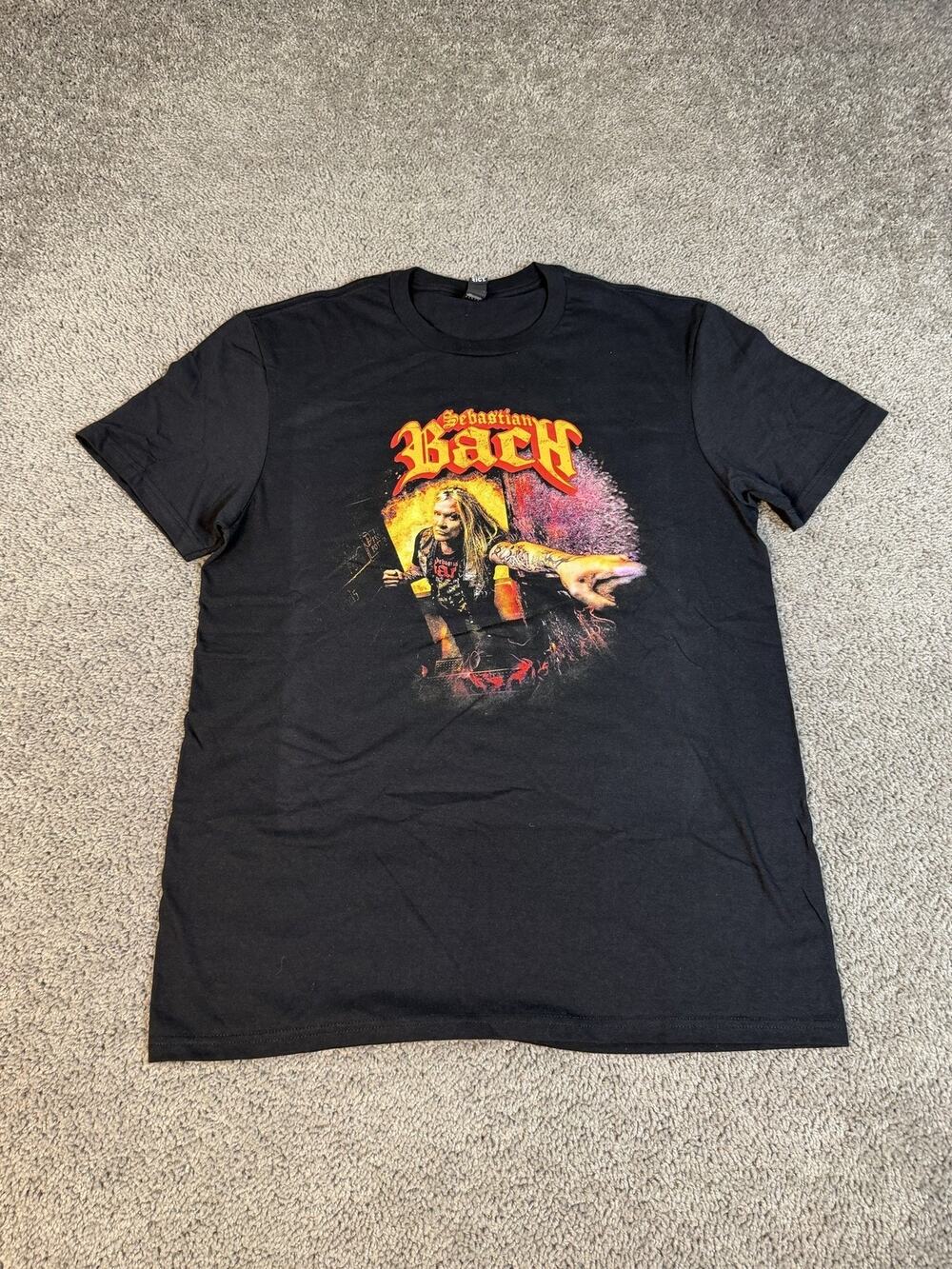 Sebastian Bach Shirt Mens L Black 2024 What Do I Got To Loose Tour Graphic